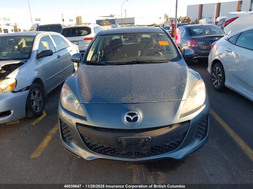 2012 Mazda 3 I VIN: JM1BL1L76C1539767 Lot: 40038647