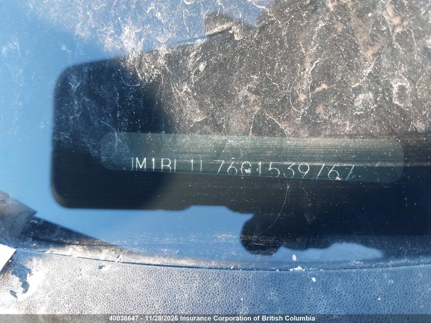 2012 Mazda 3 I VIN: JM1BL1L76C1539767 Lot: 40038647