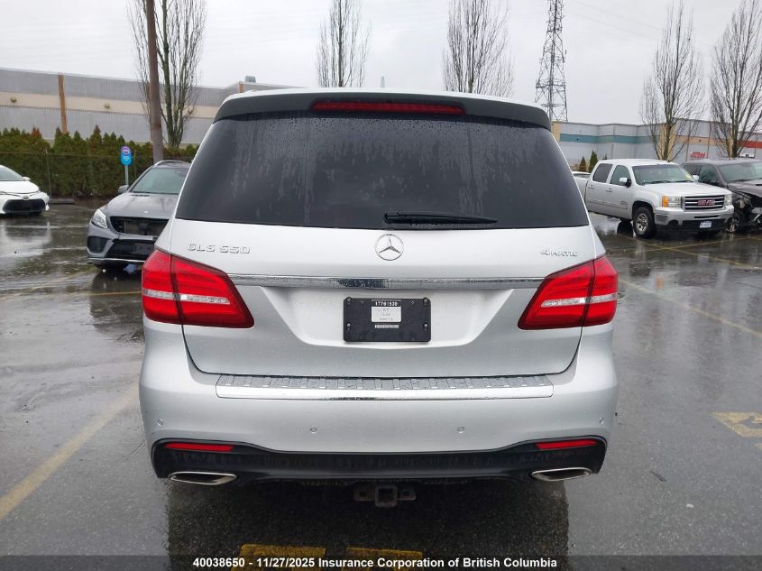 2017 Mercedes-Benz Gls 550 4Matic VIN: 4JGDF7DE1HA940114 Lot: 40038650