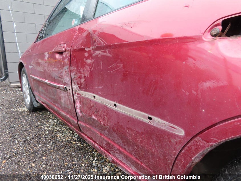 2005 Honda Civic VIN: 2HGES16655H019505 Lot: 40038652