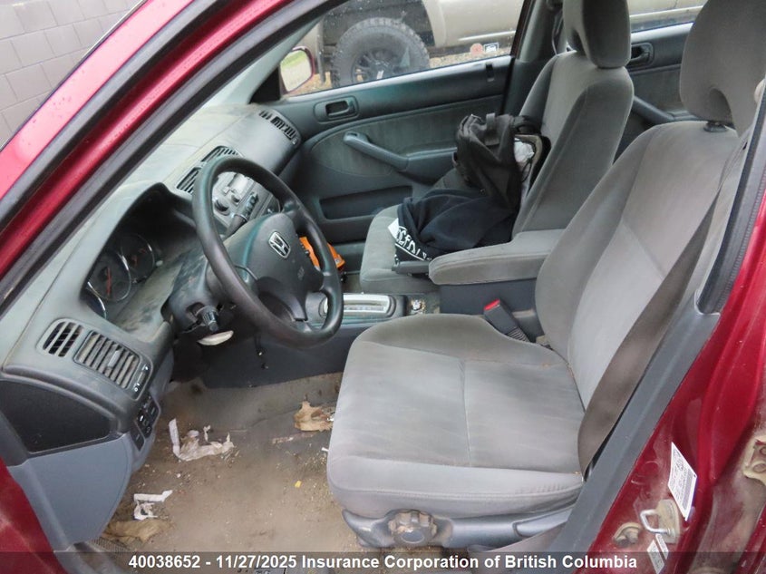 2005 Honda Civic VIN: 2HGES16655H019505 Lot: 40038652