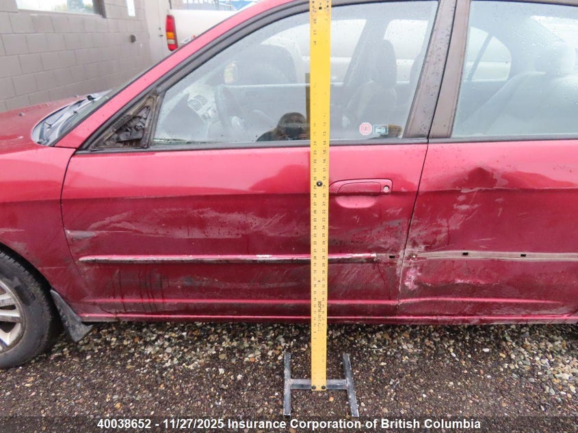 2005 Honda Civic VIN: 2HGES16655H019505 Lot: 40038652