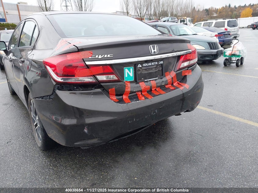2013 Honda Civic VIN: 2HGFB2F58DH023208 Lot: 40038654