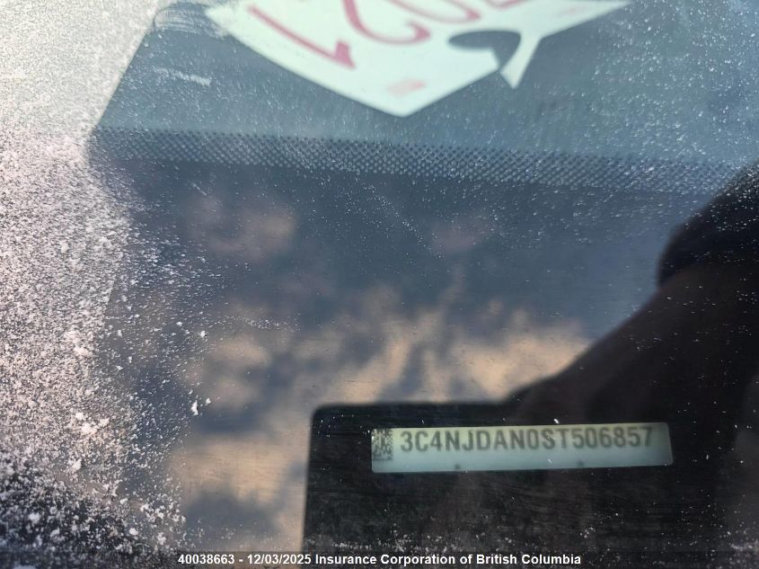 2025 Jeep Compass Sport VIN: 3C4NJDAN0ST506857 Lot: 40038663