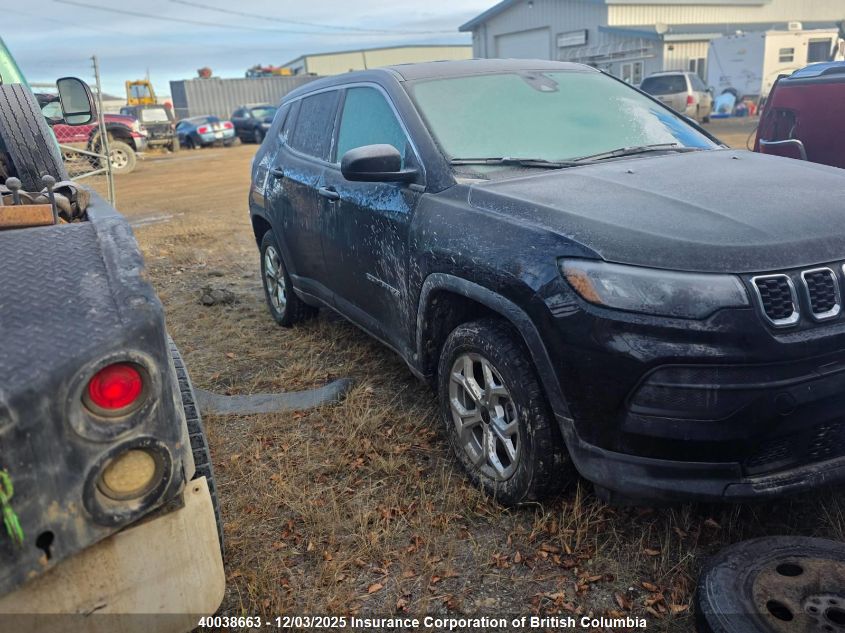 2025 Jeep Compass Sport VIN: 3C4NJDAN0ST506857 Lot: 40038663