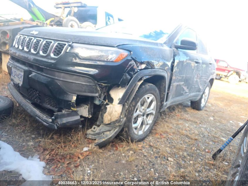 2025 Jeep Compass Sport VIN: 3C4NJDAN0ST506857 Lot: 40038663