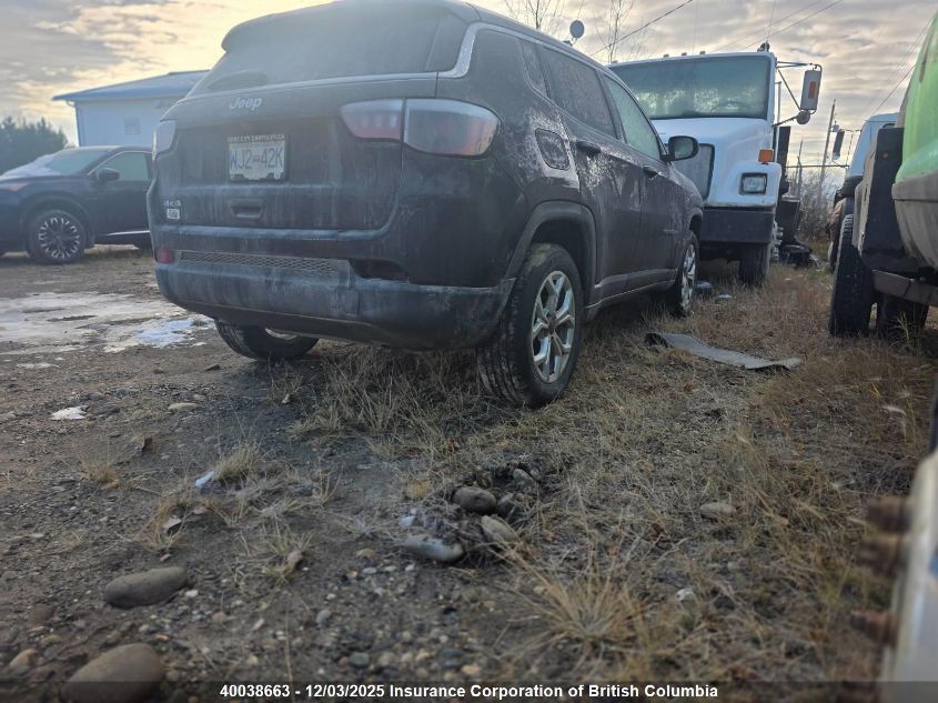 2025 Jeep Compass Sport VIN: 3C4NJDAN0ST506857 Lot: 40038663