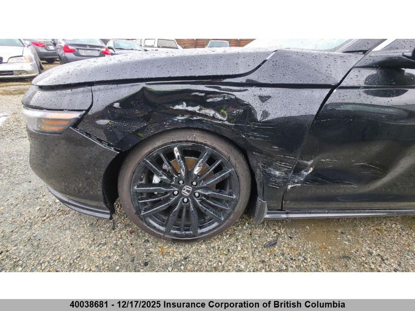 2025 Honda Accord Touring Hybrid VIN: 1HGCY2F80SA801752 Lot: 40038681