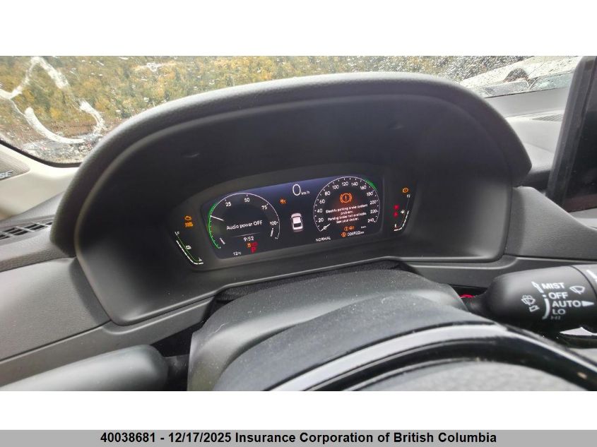 2025 Honda Accord Touring Hybrid VIN: 1HGCY2F80SA801752 Lot: 40038681