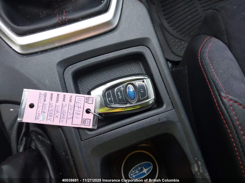JF1VBAL67P9810615 2023 SUBARU WRX photo no. 11