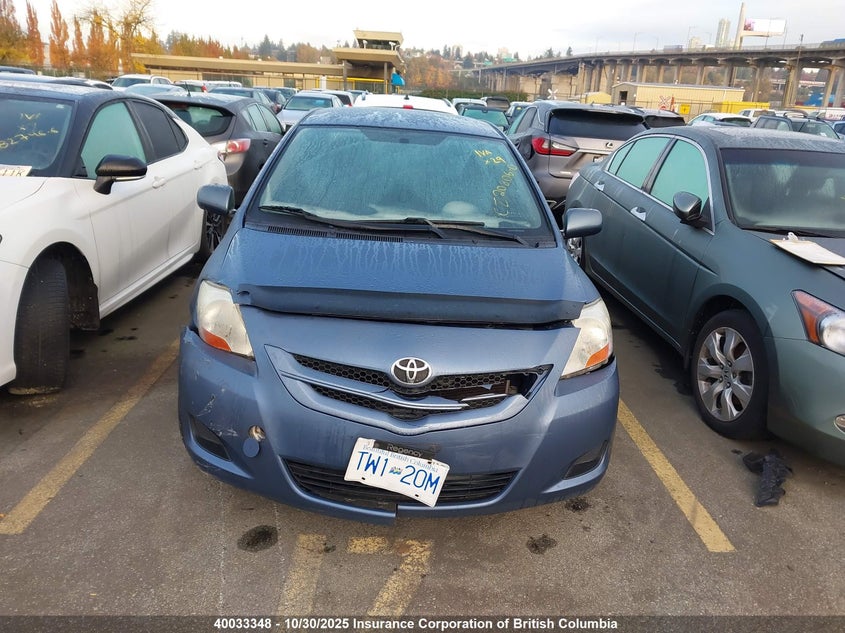 2008 Toyota Yaris VIN: JTDBT923081263686 Lot: 40033348