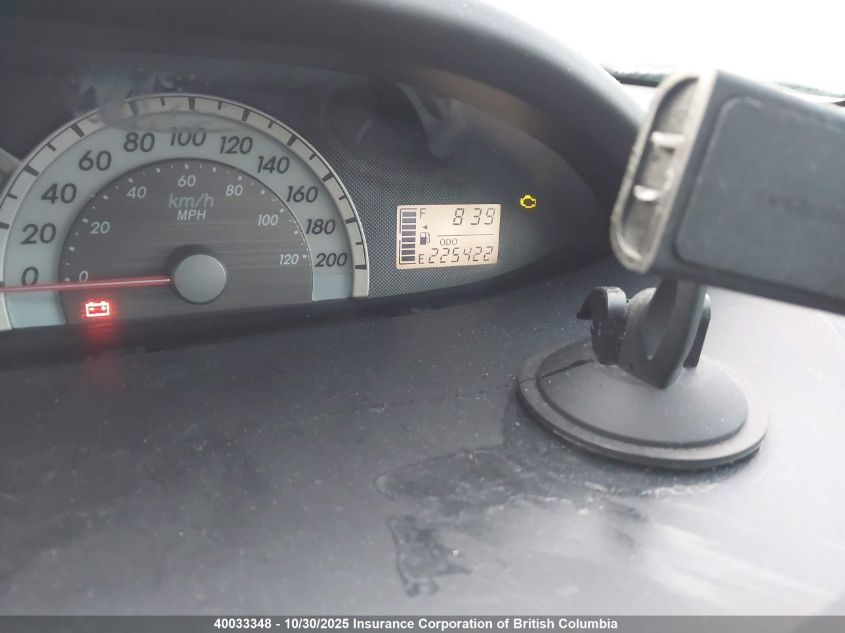 2008 Toyota Yaris VIN: JTDBT923081263686 Lot: 40033348