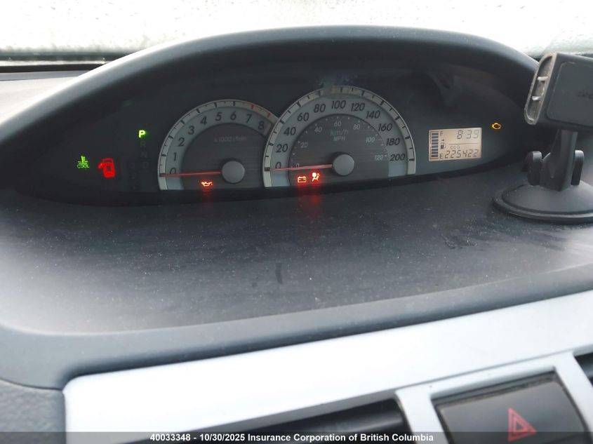 2008 Toyota Yaris VIN: JTDBT923081263686 Lot: 40033348