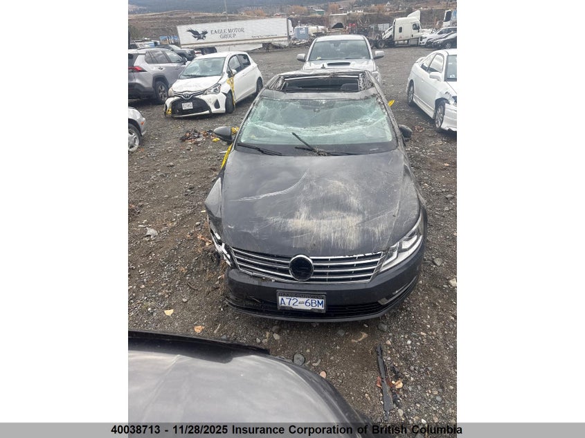 2013 Volkswagen Cc Luxury VIN: WVWRN7AN3DE522397 Lot: 40038713