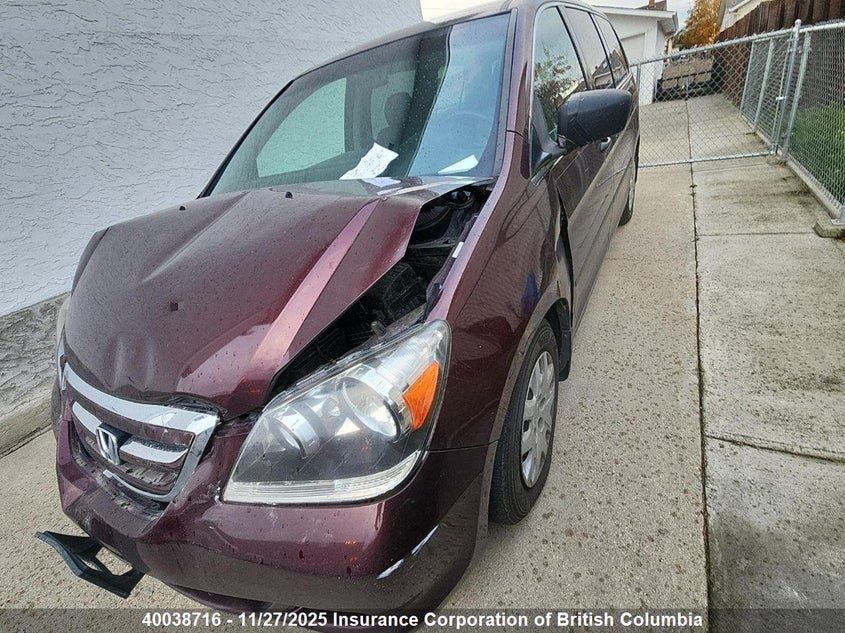 5FNRL38287B503583 2007 HONDA ODYSSEY photo no. 2