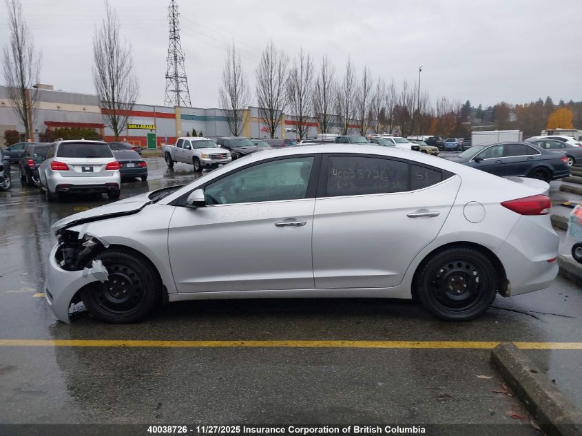2017 Hyundai Elantra Se/Value/Limited VIN: KMHD84LF6HU090613 Lot: 40038726