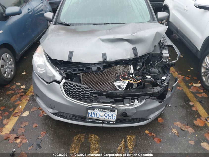 2016 Kia Forte Lx VIN: KNAFK4A68G5529821 Lot: 40038239