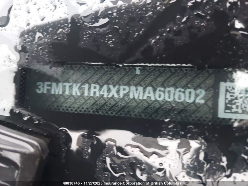 2023 Ford Mustang Mach-E Select VIN: 3FMTK1R4XPMA60602 Lot: 40038746