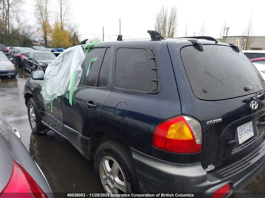 2004 Hyundai Santa Fe VIN: KM8SB13D04U595188 Lot: 40038053