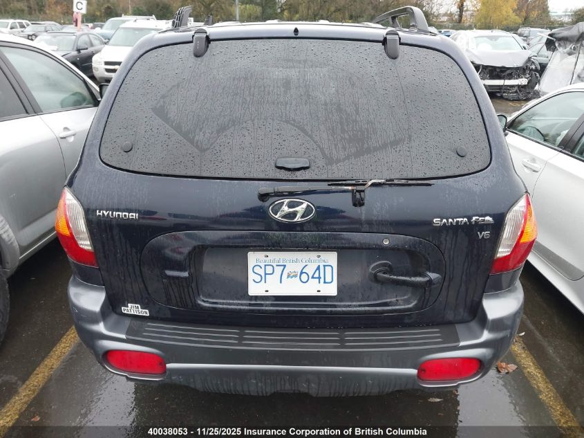 2004 Hyundai Santa Fe VIN: KM8SB13D04U595188 Lot: 40038053