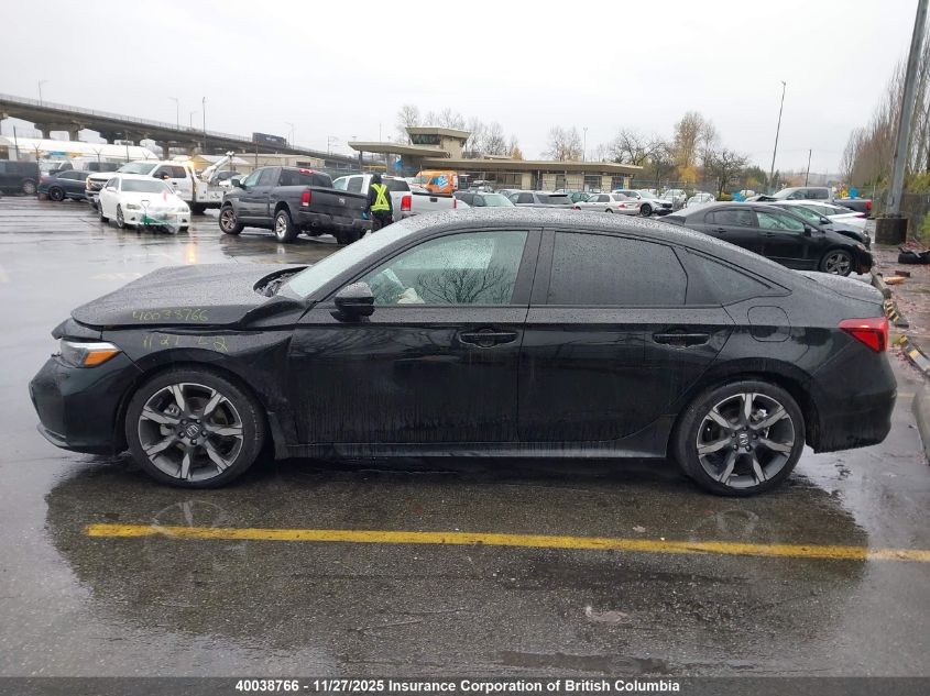 2025 Honda Civic VIN: 2HGFE4F82SH010366 Lot: 40038766