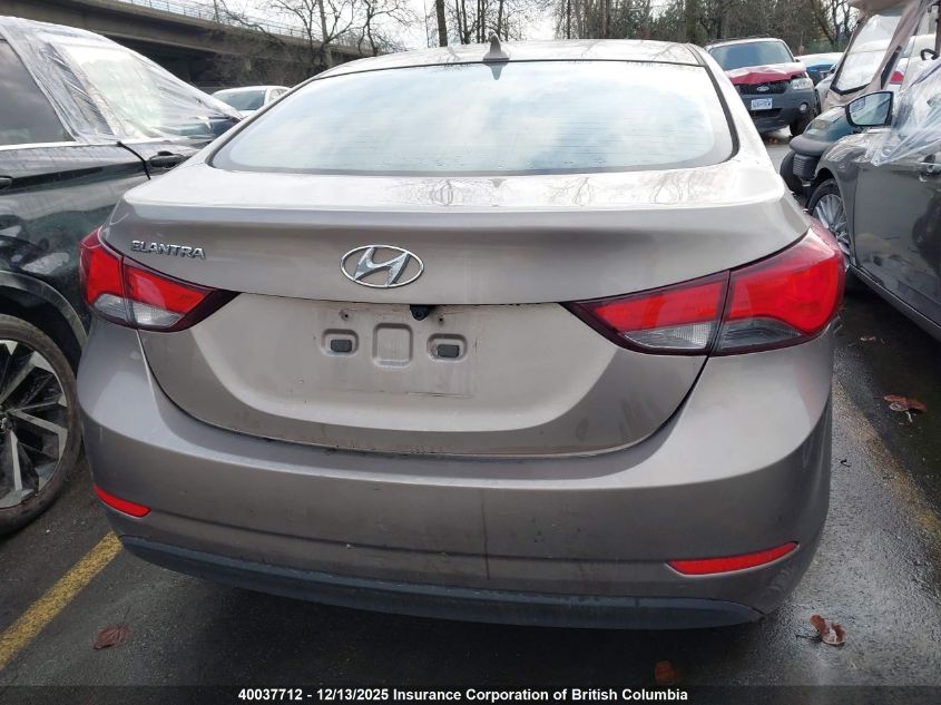 2014 Hyundai Elantra Se/Sport/Limited VIN: 5NPDH4AE7EH532237 Lot: 40037712