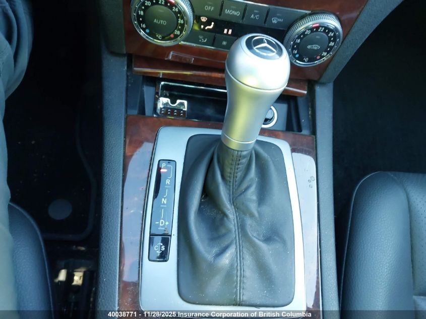 2009 Mercedes-Benz C 300 4Matic VIN: WDDGF81X49F198508 Lot: 40038771