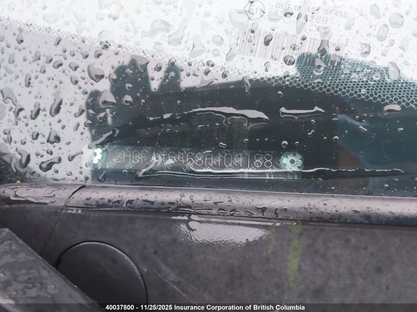 2008 Honda Civic Dx-G VIN: 2HGFA16468H109188 Lot: 40037800