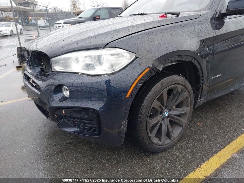 2016 BMW X6 VIN: 5UXKU2C57G0N79853 Lot: 40038777