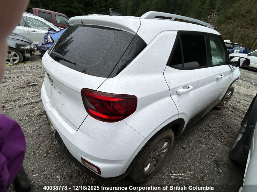 2021 Hyundai Venue VIN: KMHRC8A31MU101371 Lot: 40038778