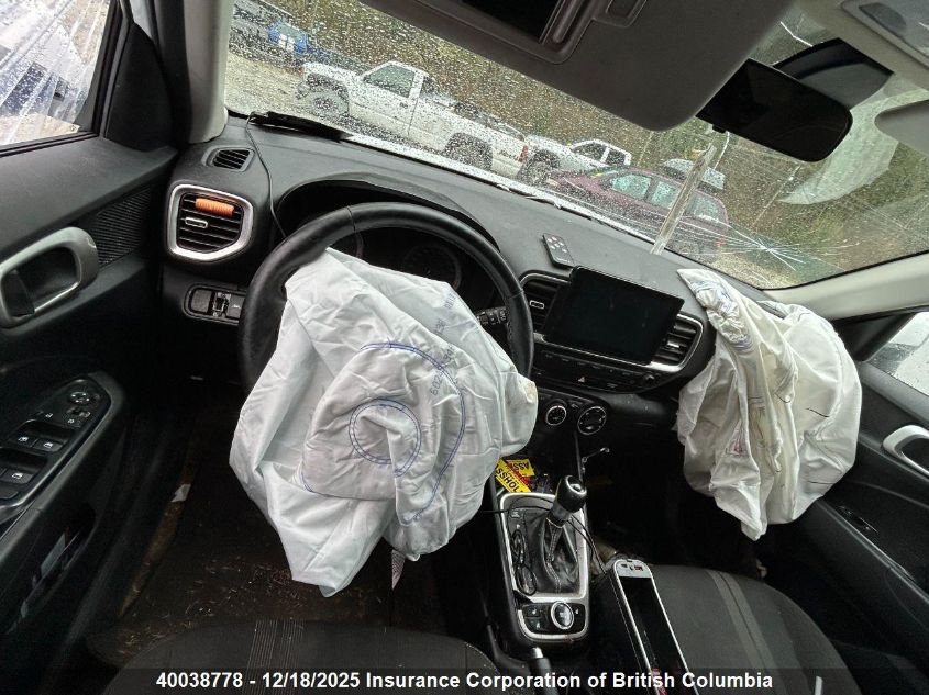 2021 Hyundai Venue VIN: KMHRC8A31MU101371 Lot: 40038778