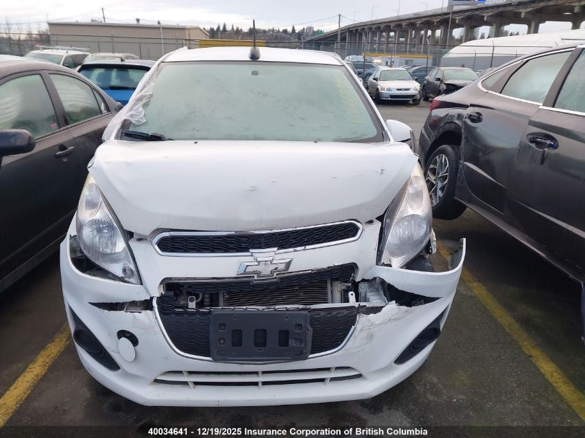 2015 Chevrolet Spark 1Lt VIN: KL8CD6S95FC755578 Lot: 40034641