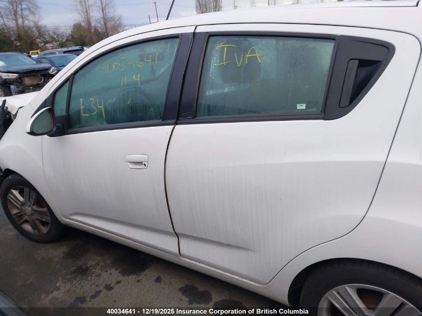 2015 Chevrolet Spark 1Lt VIN: KL8CD6S95FC755578 Lot: 40034641