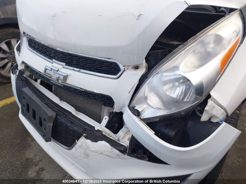 2015 Chevrolet Spark 1Lt VIN: KL8CD6S95FC755578 Lot: 40034641