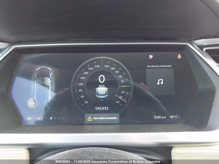 2014 Tesla Model S VIN: 5YJSA1H19EFP32743 Lot: 40038801