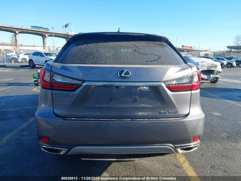 2020 Lexus Rx 350 VIN: 2T2HZMDA6LC251792 Lot: 40038813