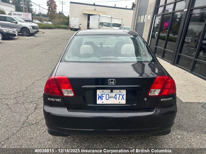 2005 Honda Civic VIN: 2HGES16335H015121 Lot: 40038815