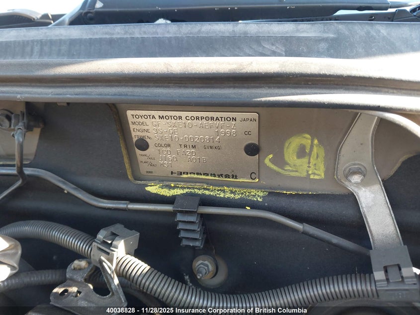 SXE100020814 1999 TOYOTA ALTEZZA photo no. 9