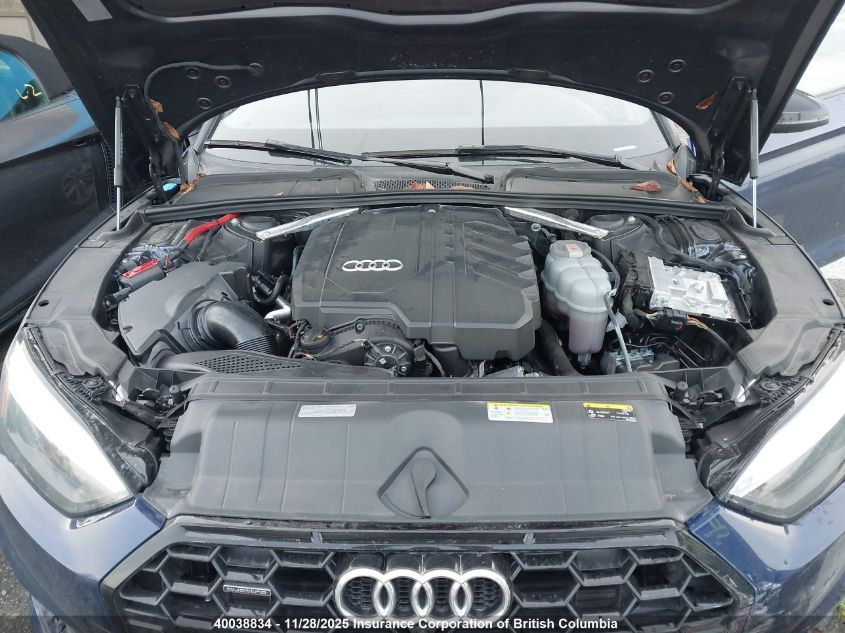 2021 Audi A5 VIN: WAUFACF57MA041265 Lot: 40038834