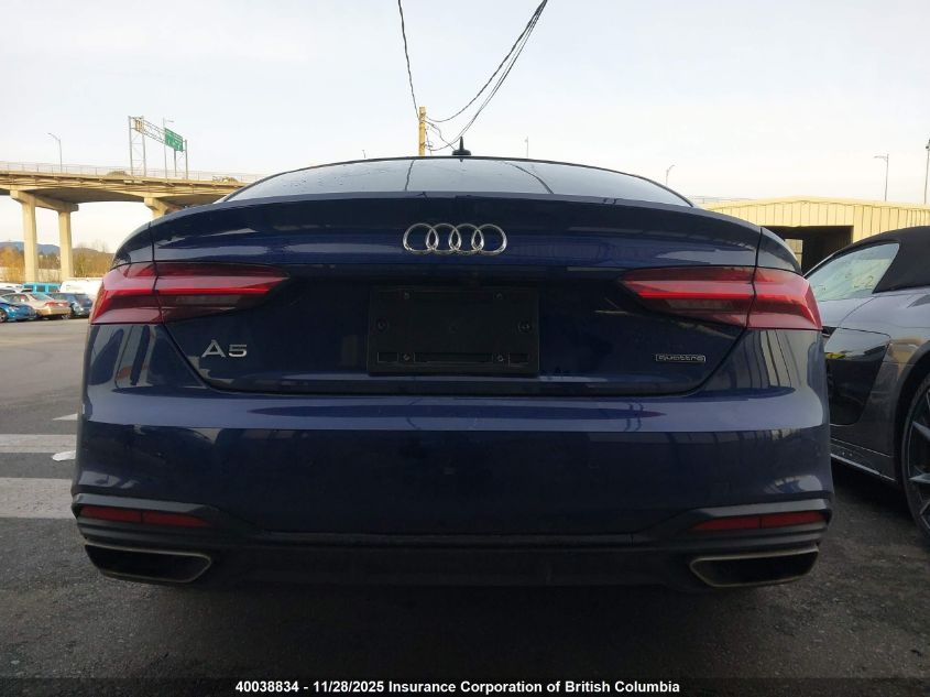 2021 Audi A5 VIN: WAUFACF57MA041265 Lot: 40038834