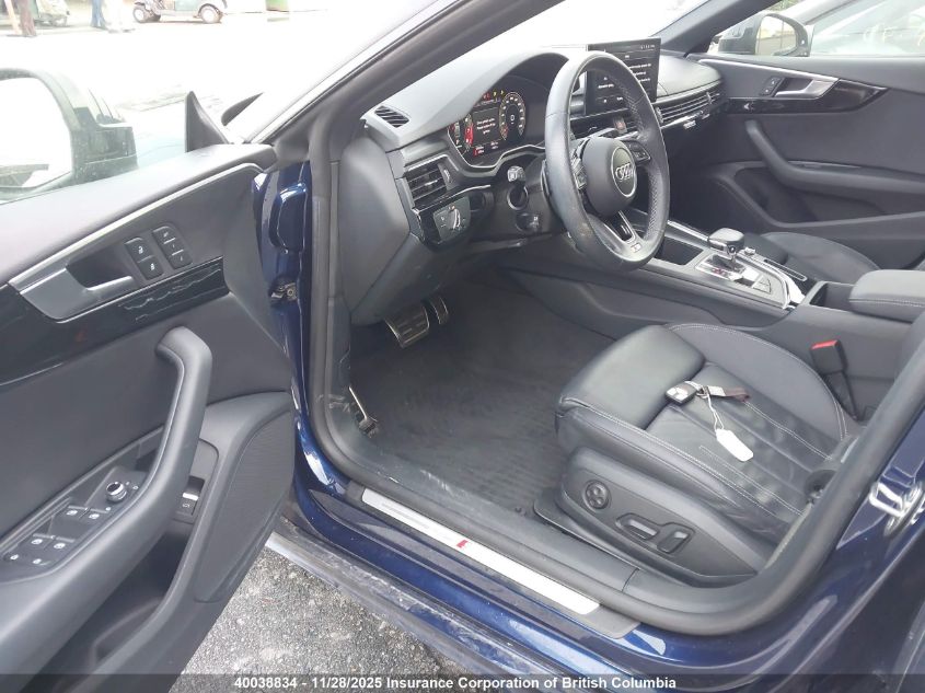 2021 Audi A5 VIN: WAUFACF57MA041265 Lot: 40038834