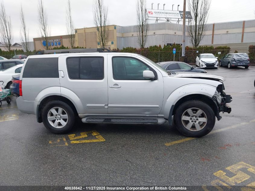 2009 Nissan Pathfinder S/Le/Se VIN: 5N1AR18B69C610157 Lot: 40038842