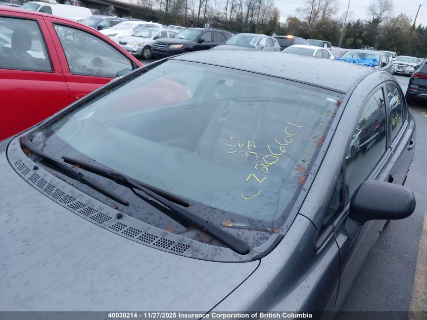 2010 Honda Civic Dx-G VIN: 2HGFA1F42AH008168 Lot: 40038214