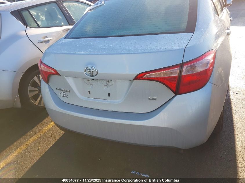 2017 Toyota Corolla L/Le/Xle/Se/Xse VIN: 2T1BURHE6HC775809 Lot: 40034077