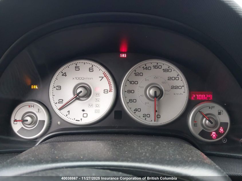 2002 Acura Rsx VIN: JH4DC548X2C808538 Lot: 40038867