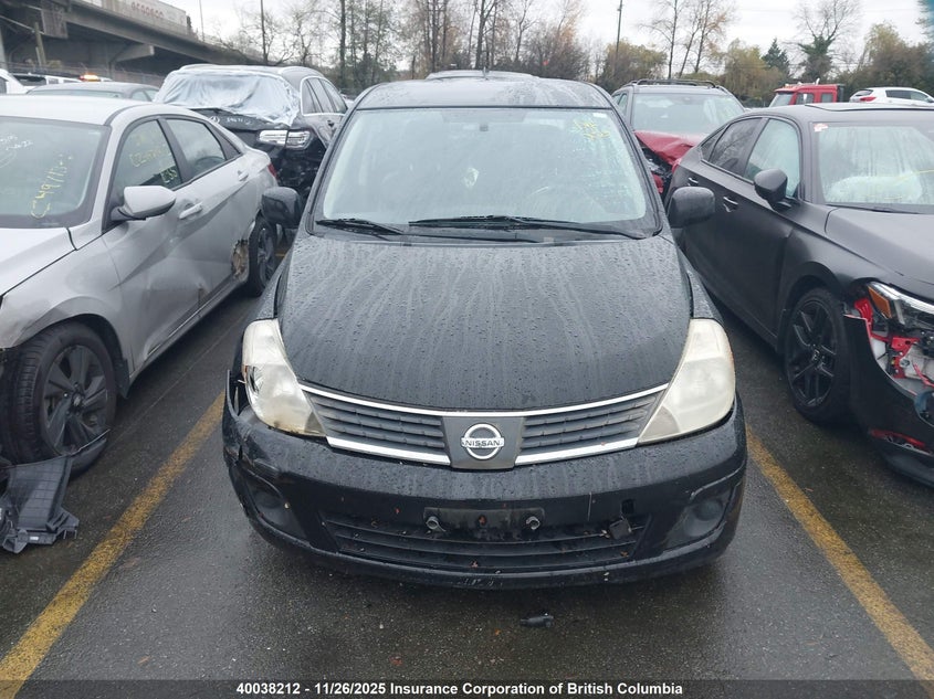 2007 Nissan Versa S/Sl VIN: 3N1BC11EX7L452148 Lot: 40038212
