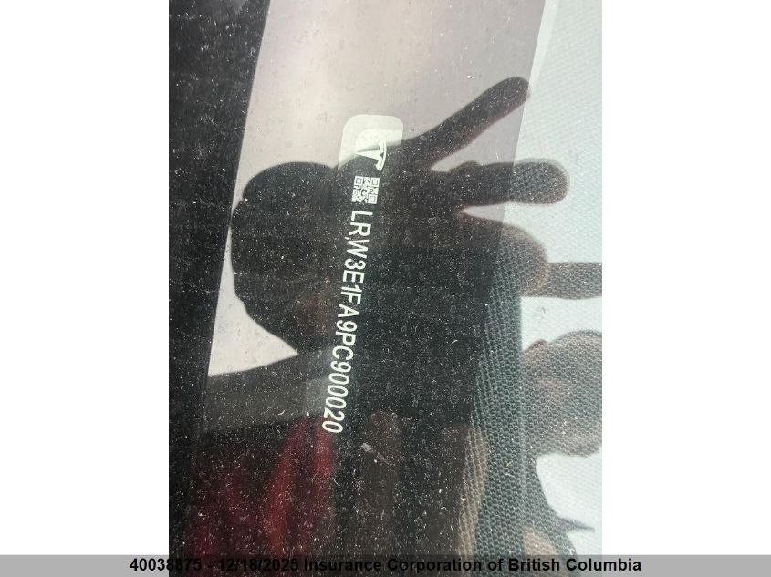 2023 Tesla Model 3 VIN: LRW3E1FA9PC900020 Lot: 40038875