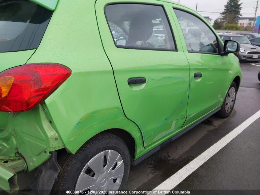 2015 Mitsubishi Mirage De VIN: ML32A3HJ1FH032442 Lot: 40038876