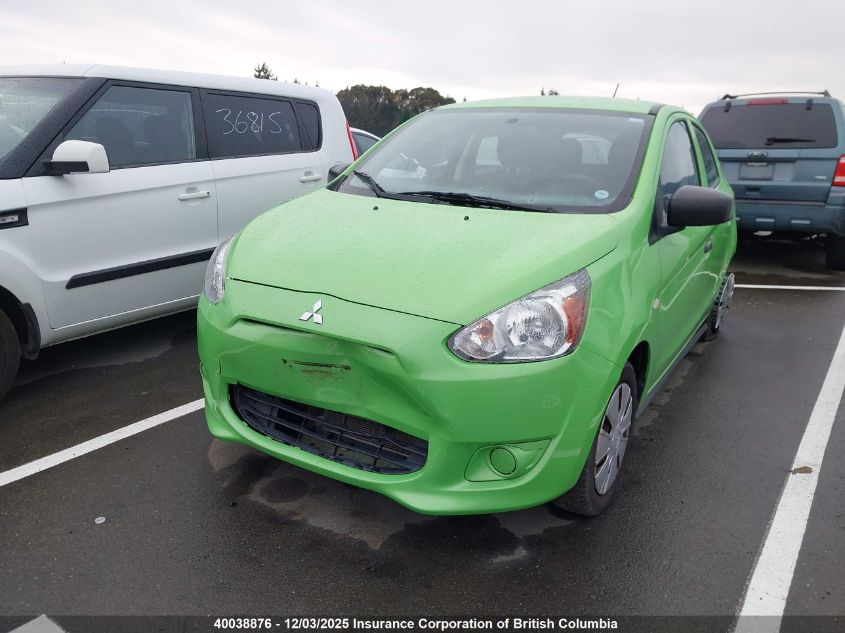 2015 Mitsubishi Mirage De VIN: ML32A3HJ1FH032442 Lot: 40038876