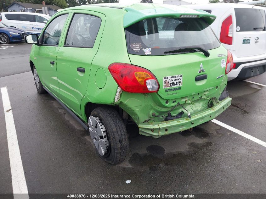 2015 Mitsubishi Mirage De VIN: ML32A3HJ1FH032442 Lot: 40038876